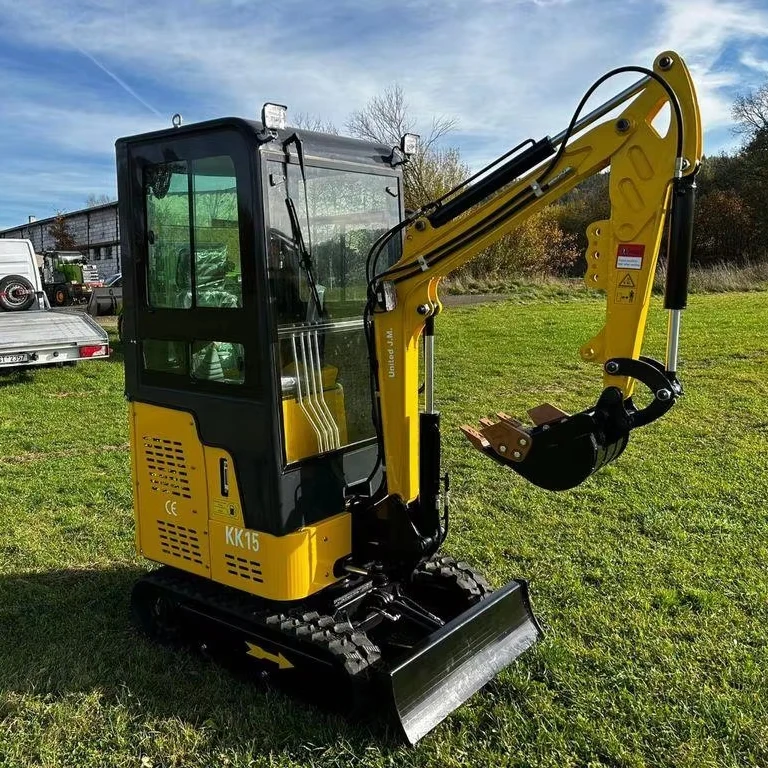 Бесплатный после продажи мини-экскаватор 1 Тонна Двигатель CE EPA Kubota Небольшой экскаватор машина J.M. Заводская ферма б/у новый гусеничный