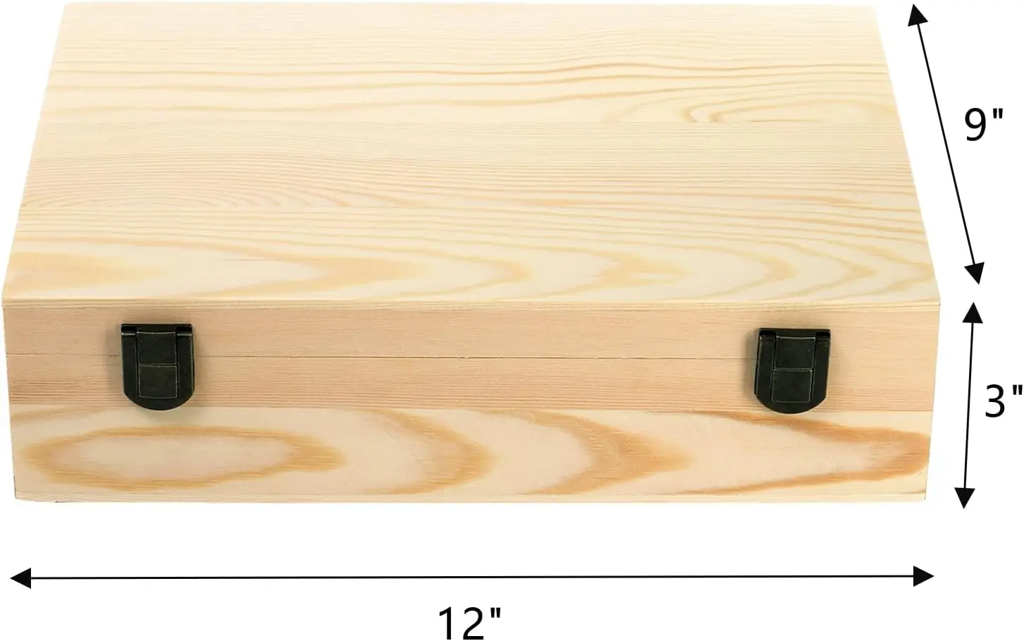 ODM OEM Unfinished Wood Gift Box Cheap Pine Storage Box for Home