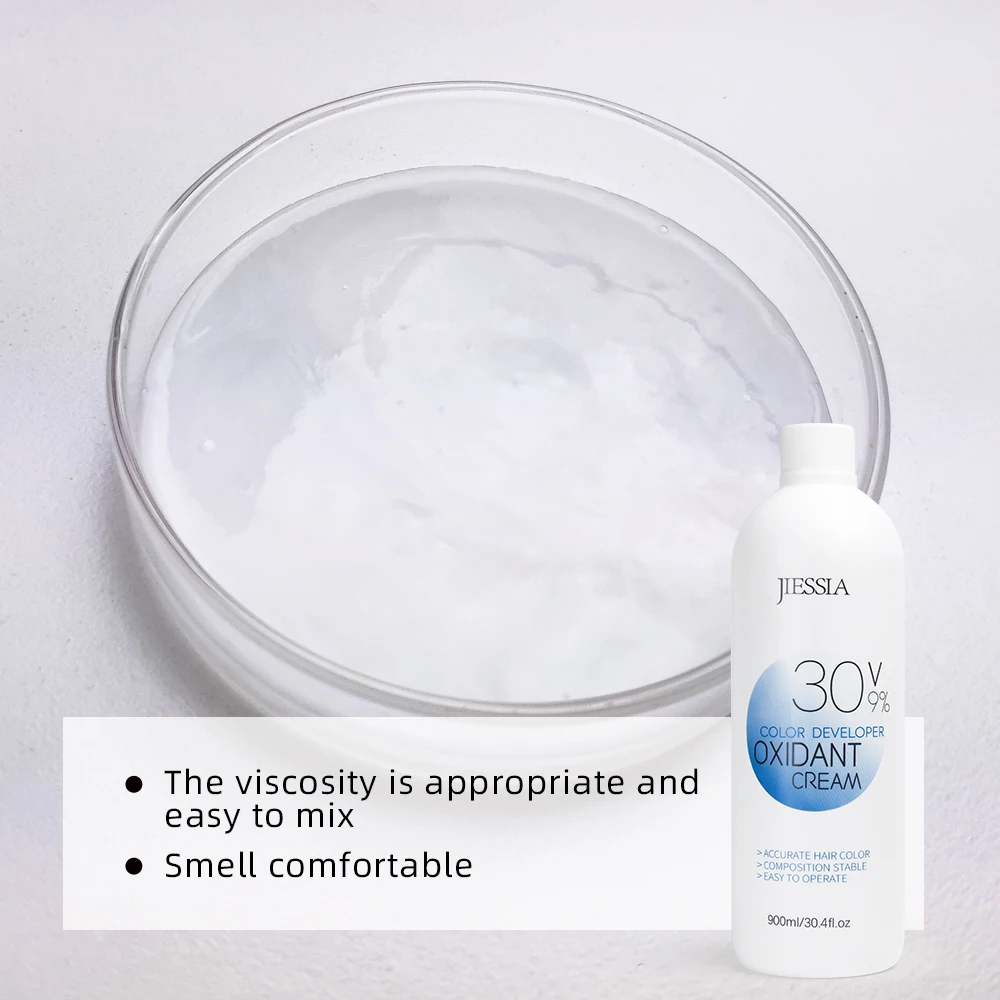 OEM factory  manufacturer private label peroxide hair color developer natural cream oxidant hair in hair dye