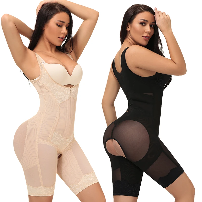 Manufacture Waist Trainer Tummy Control Body Shaper Butt Lifter Panties High-Waist Girdle Slimming Plus Size Shapewear Corset Fa
