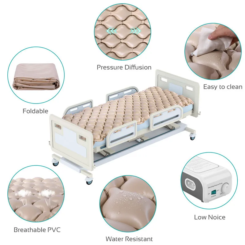 Professional Factory Whosale Multifunctional Medical Mattress Automatic Bedsore Turning Pad Medical Bed Mattress