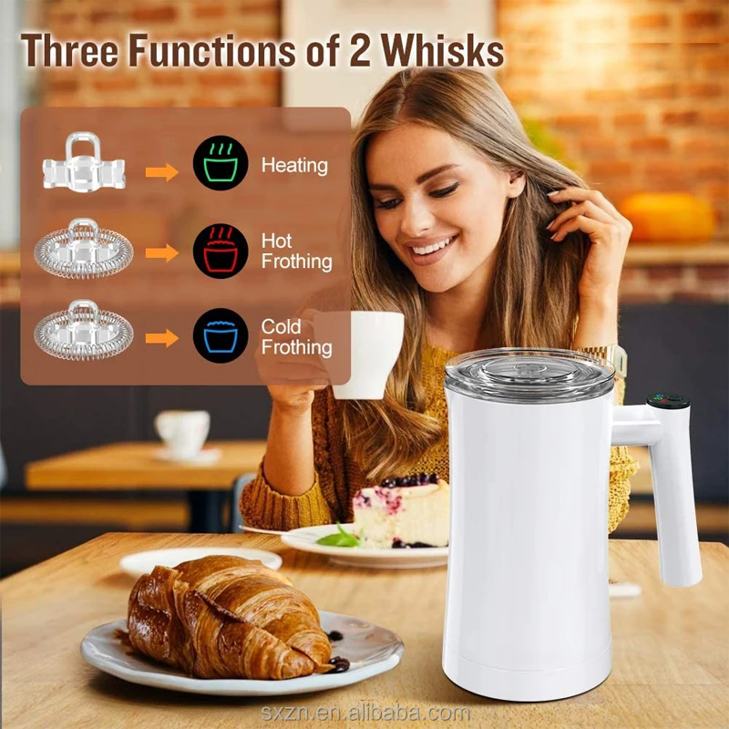 2025 New 4 in 1 Espumador De Leche Electrico   Milk Frother and Steamer Electric