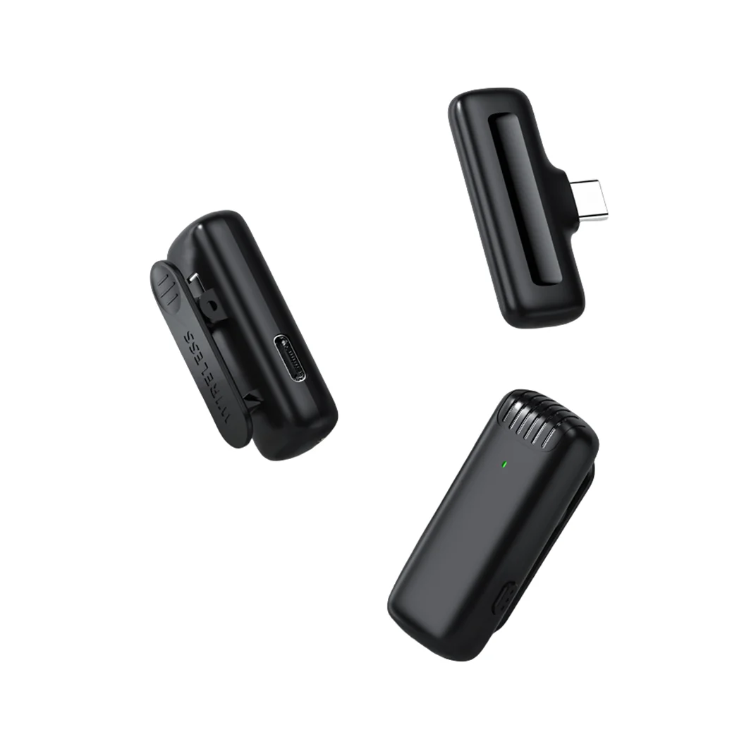 OEM High quality New Live Lavalier microphone BT 5.1 Type-c Noise Cancelling Portable J13 microphone wireless professional