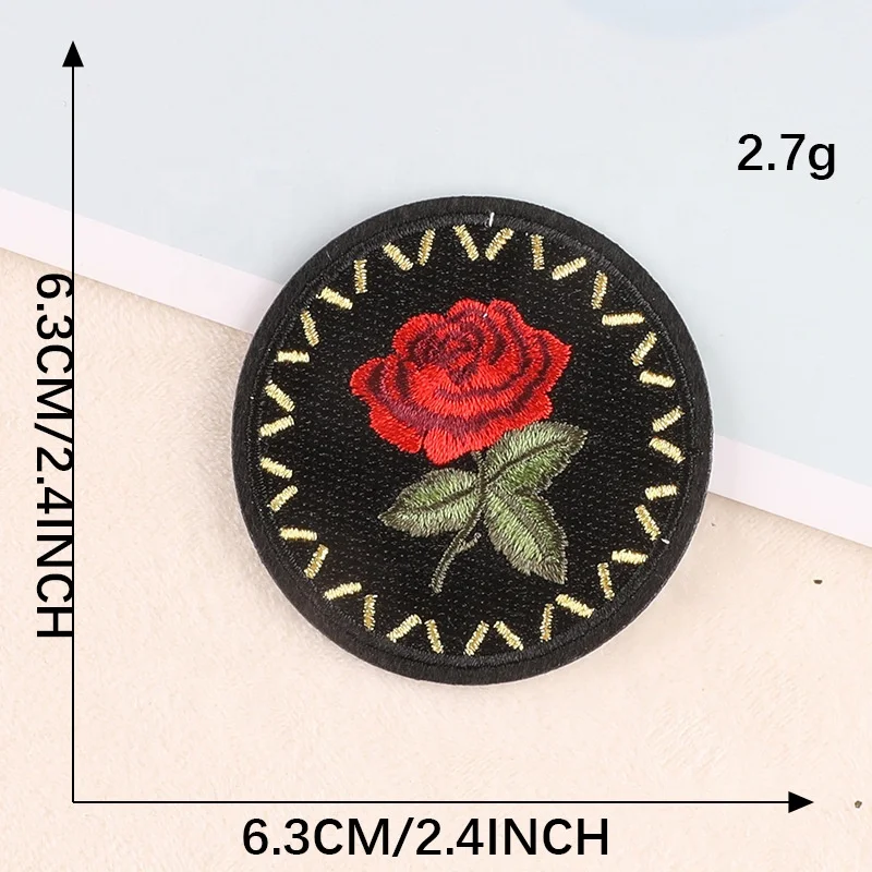 Custom  Cartoon LOGO Character Animal Bee Embroidery  iron-on Patch  Flower Snake  Embroidered iron on  Patch For Garments