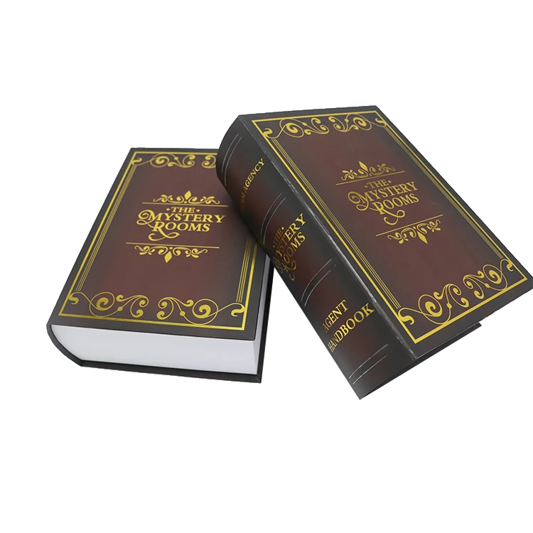 storage cardboard book shaped boxes wholesale