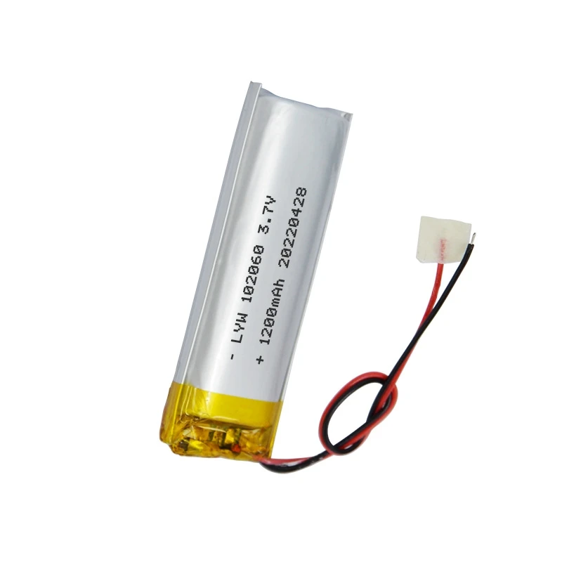 Factory direct hot selling 2024 supply 3.7v 7.4v rechargeable lithium battery 102060 ion polymer battery for electronic devices