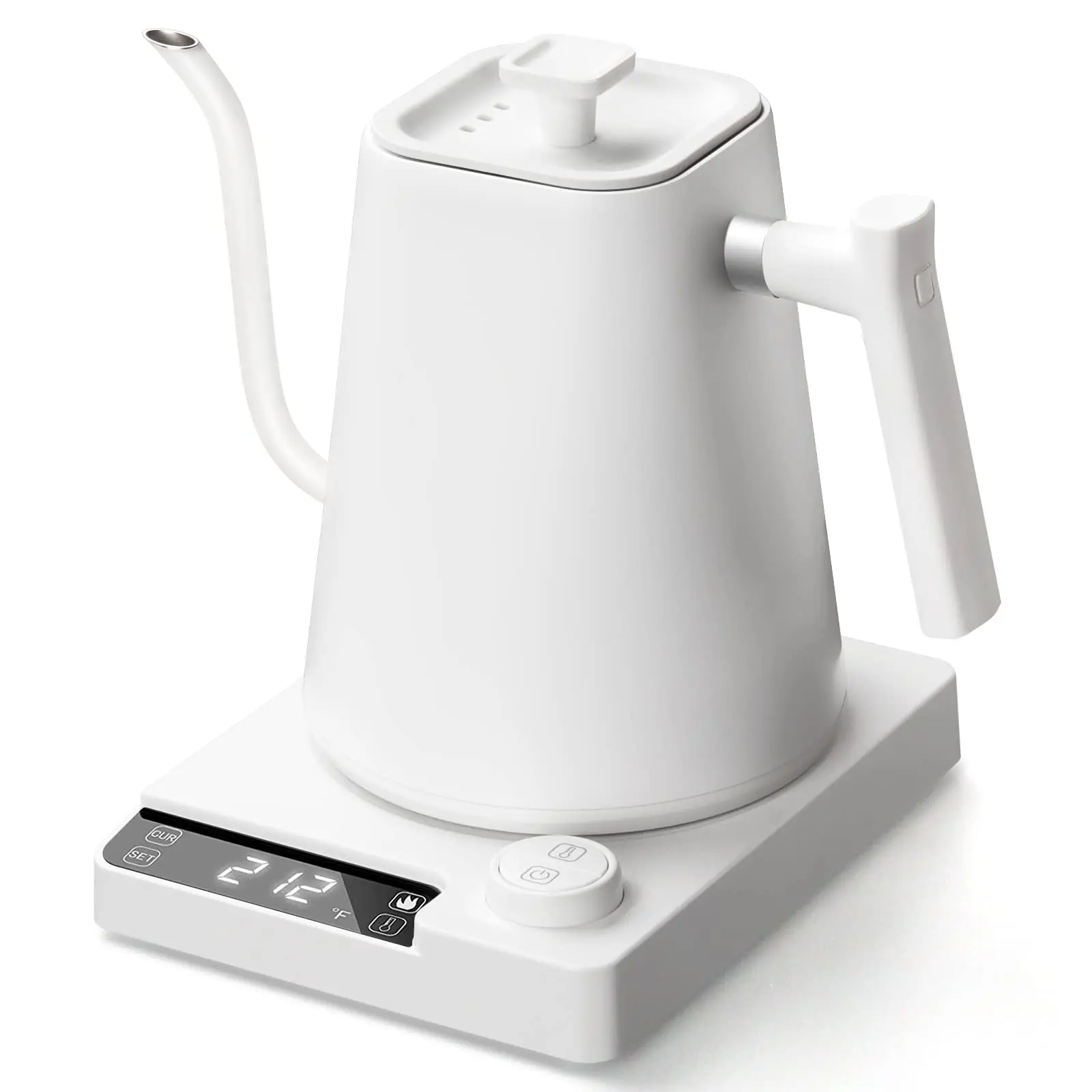 Electric Coffee Kettle,900ML 1.0L Stainless Steel Gooseneck Electric Coffee Kettle