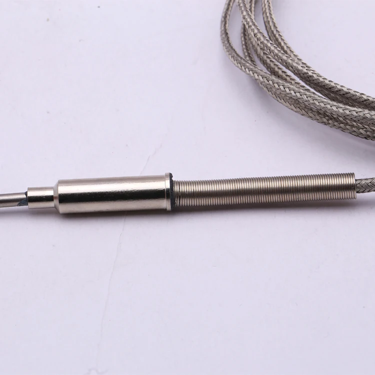 Высокотемпературный термопарный зонд типа K, Температурный датчик с разъемом