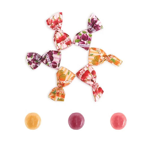 Korean Dulces Coreanos Doces Individually Wrapped Sweets Confectionery Snack Fruit Assorted Hard Boiled Candy Bulk