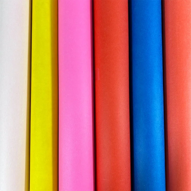 Washable Kraft Paper, Vegan leather, Waterproof Fabric 250g 350g Material with 0.35mm and 0.55mm Shopping Diy bag