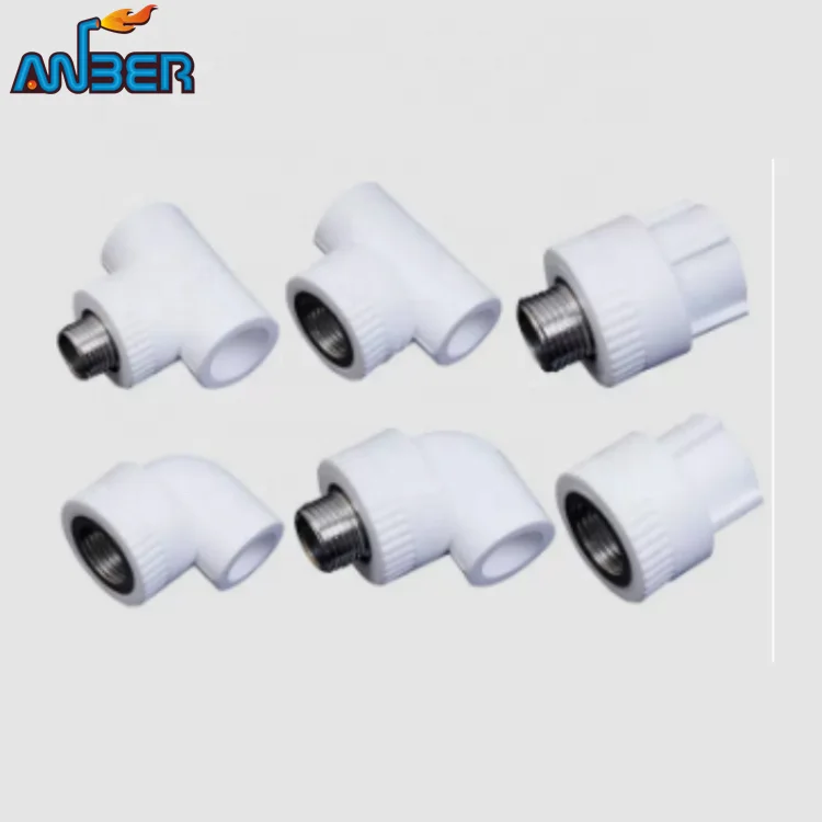 PPR corrosion resistant water pipe fittings tee inner wire direct elbow China made