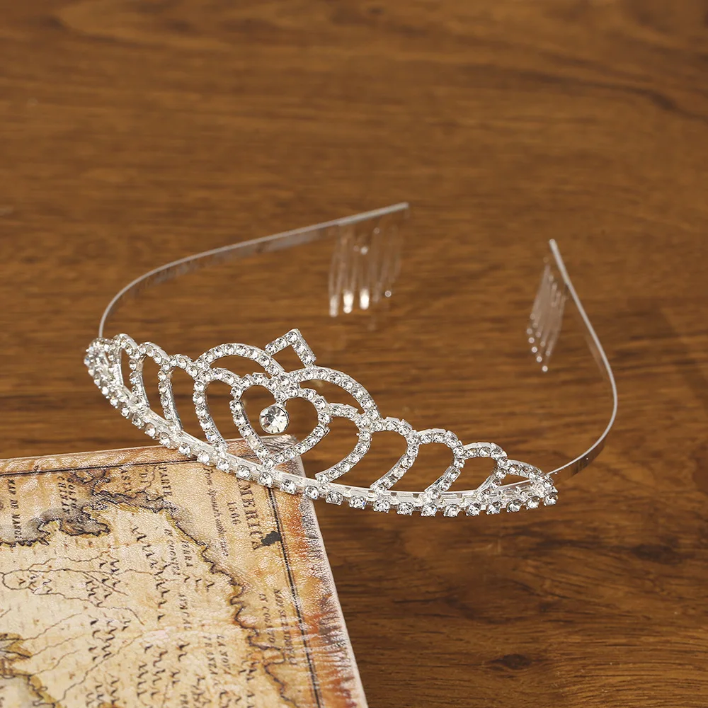 bridal crown head wear princess alloy hair accessories party birthday wedding crown