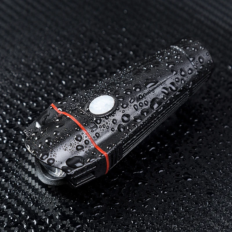 Bike headlight T6 high brightness USB charging cycling light mountain bike light waterproof strong light charging