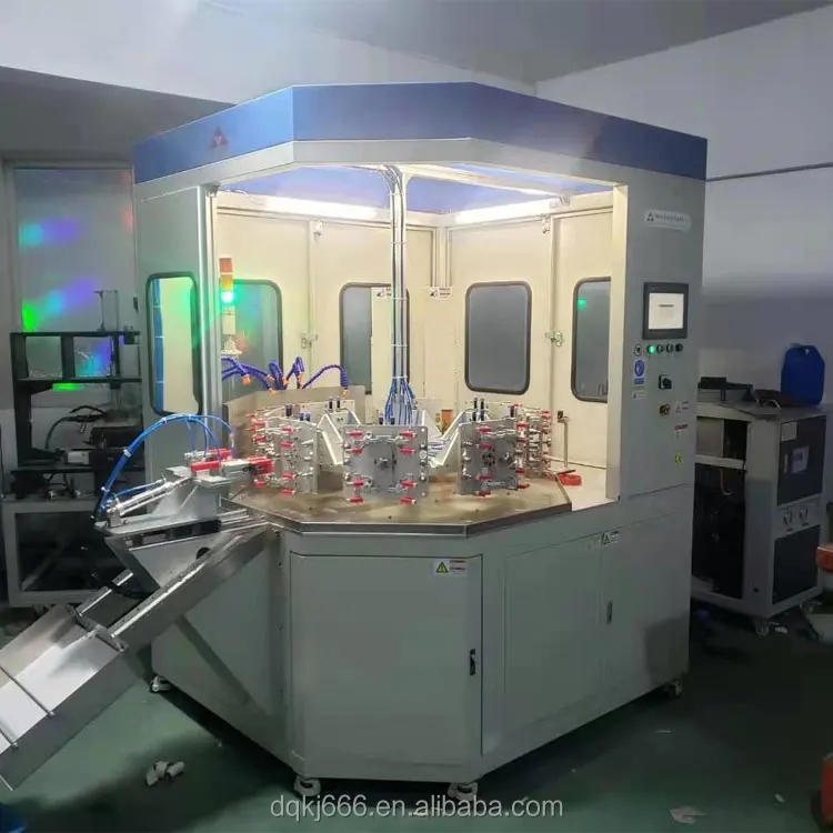 Multi station rotating high-frequency automatic induction welding machine