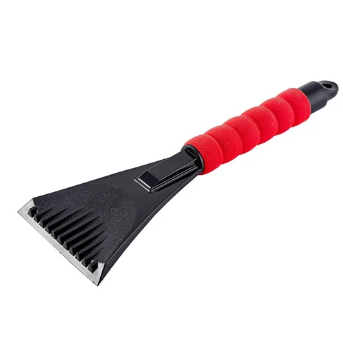 Black Red ABS material ice crusher ice scraper for car window