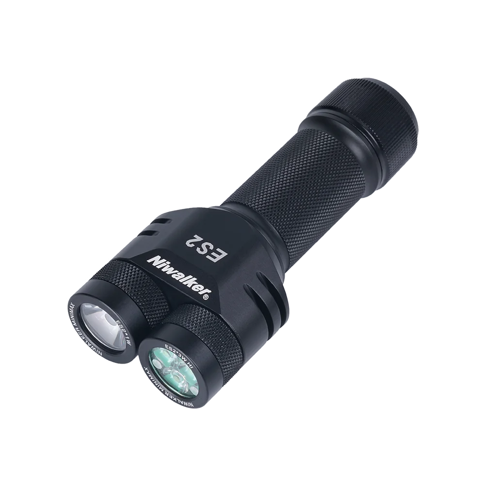 Niwalker ES2 MAX 7050 люмен 18 Вт Высокая мощность нм строительный блок фонарик CW NW RGB IR UV индивидуальный