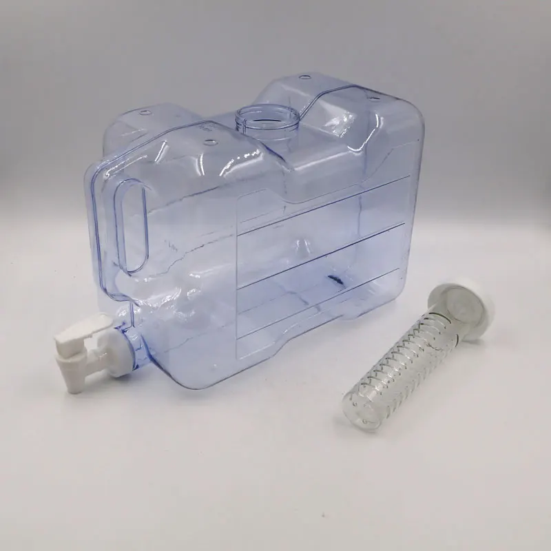 
Real food grade outdoor portable 2 gallon plastic freezer spigot water jug 7.8L plastic storage water container with tap 