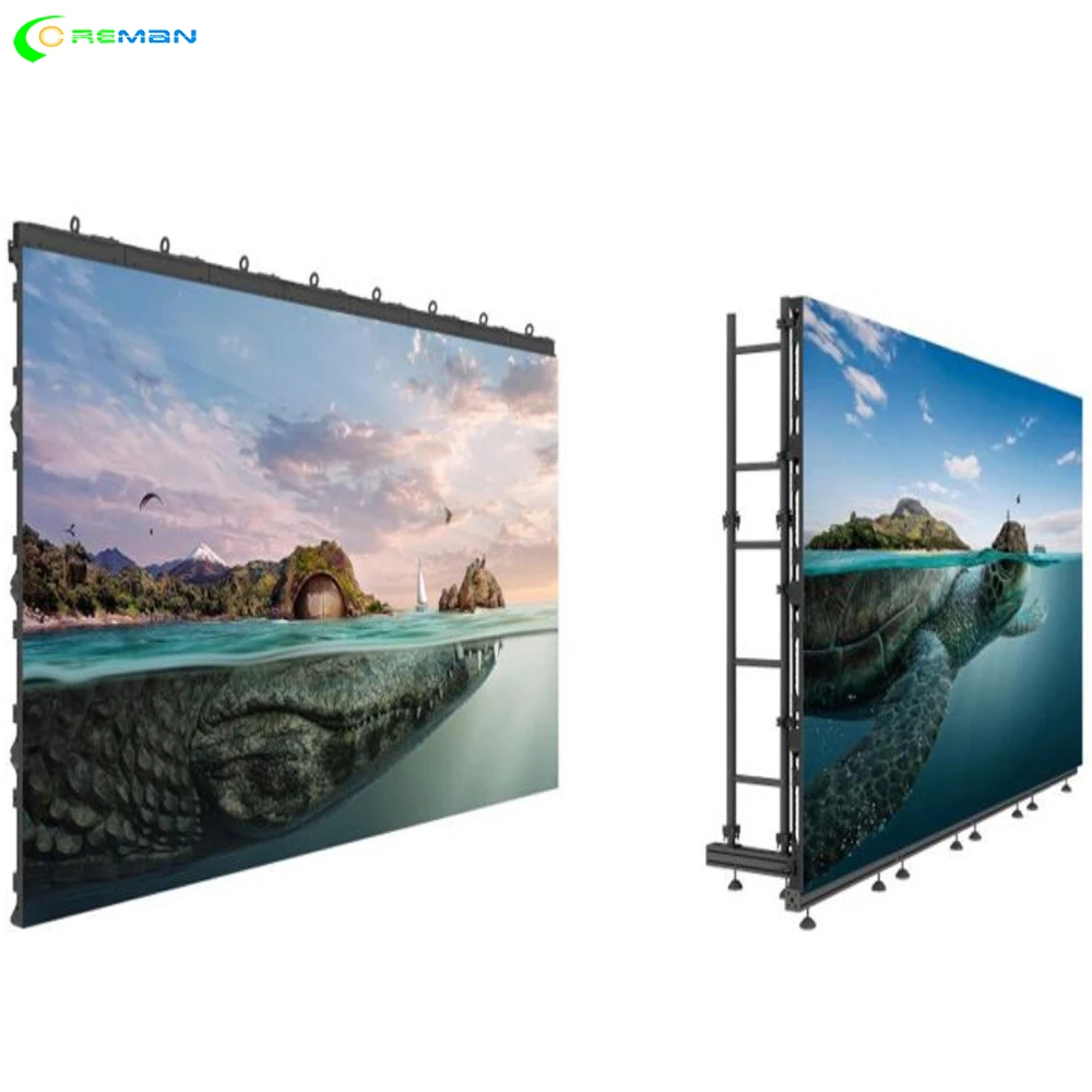 Уличный прокатный светодиодный экран P4.8 P2.5 hd прокатные видеостены