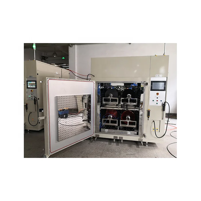 High vacuum drum oven four drums heating drying oven for lithium ion battery production line