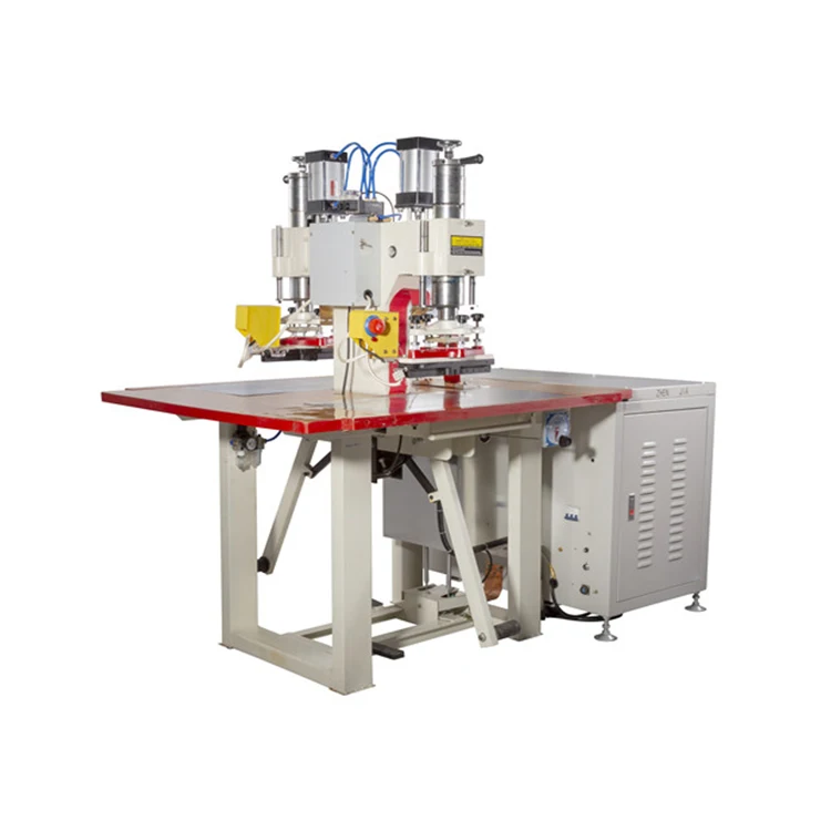 Блистерная бумага и кожаный логотип с двойной головкой пневматический высокочастотный 8 кВт пвх пакеты для домашних животных упаковочная машина