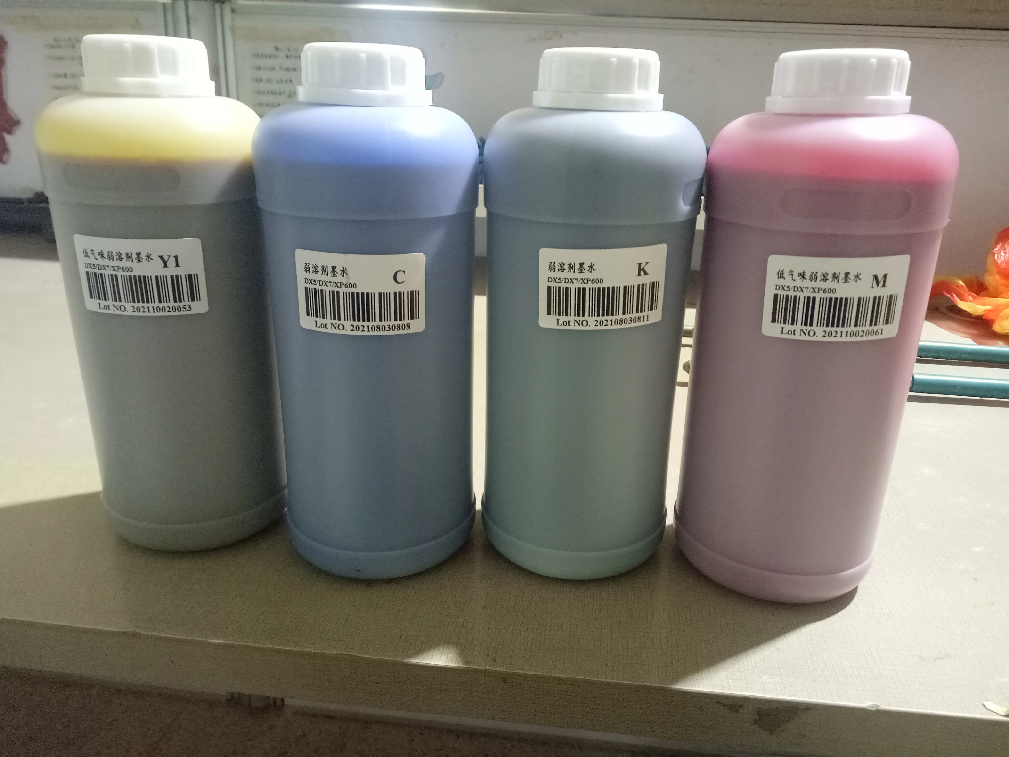Guangzhou supplier solvent printer ink SPT510/KM512I/1024I/13PL 14PL large format printer ink