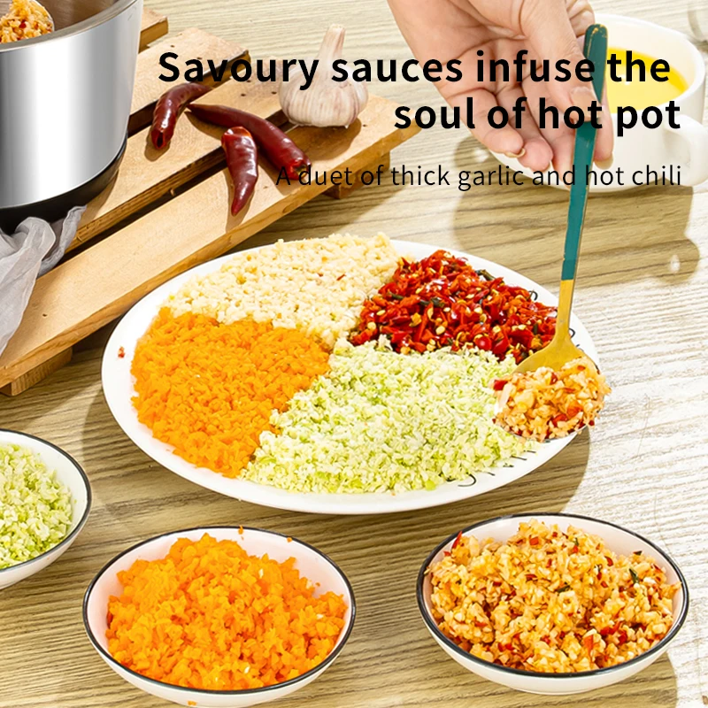 Multifunctional Kitchen Home 2L 3L 5L Food Vegetable Meat Chopper Stainless Steel Mini Meat Mincer Electric Meat Grinders