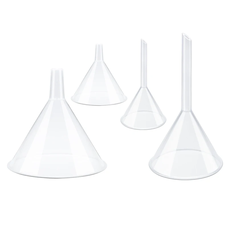 High quality Thickening of Plastic funnel transparent All specifications for laboratory