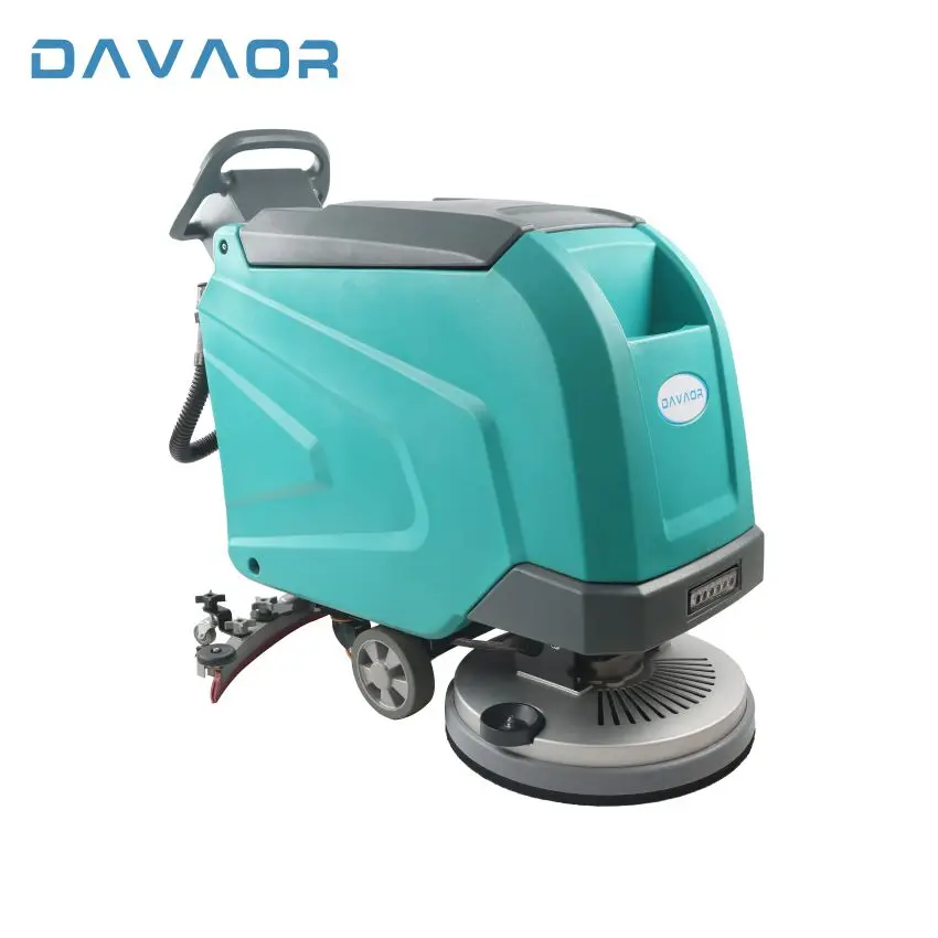 High Efficient Compact 35kg Pressure 20 inch Disc Brush Cleaning Equipment Wet and Dry Industrial Concrete Floor Cleaner Machine