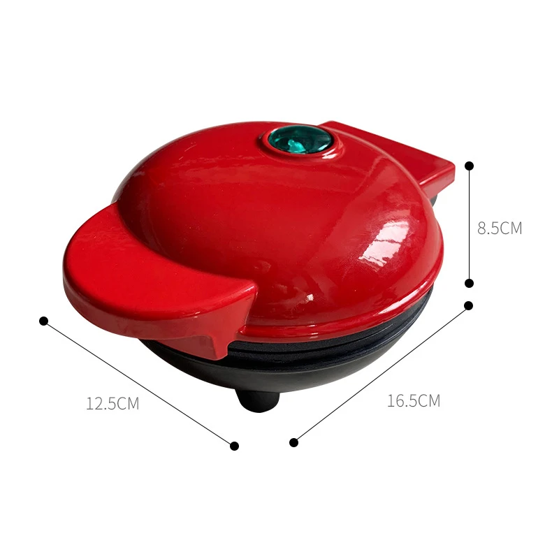Hot Sale Non-stick Coating Surface Electric Personal Snack sandwich lolly Maker Mini Waffle Maker machine