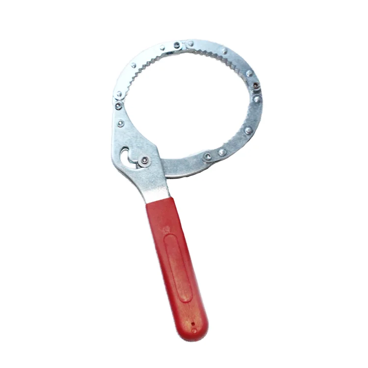 Adjustable Size Steel Wrench Set Oil Filter Ratchet Chain Wrench for Cars Automatic Factory Product OEM Customization Support
