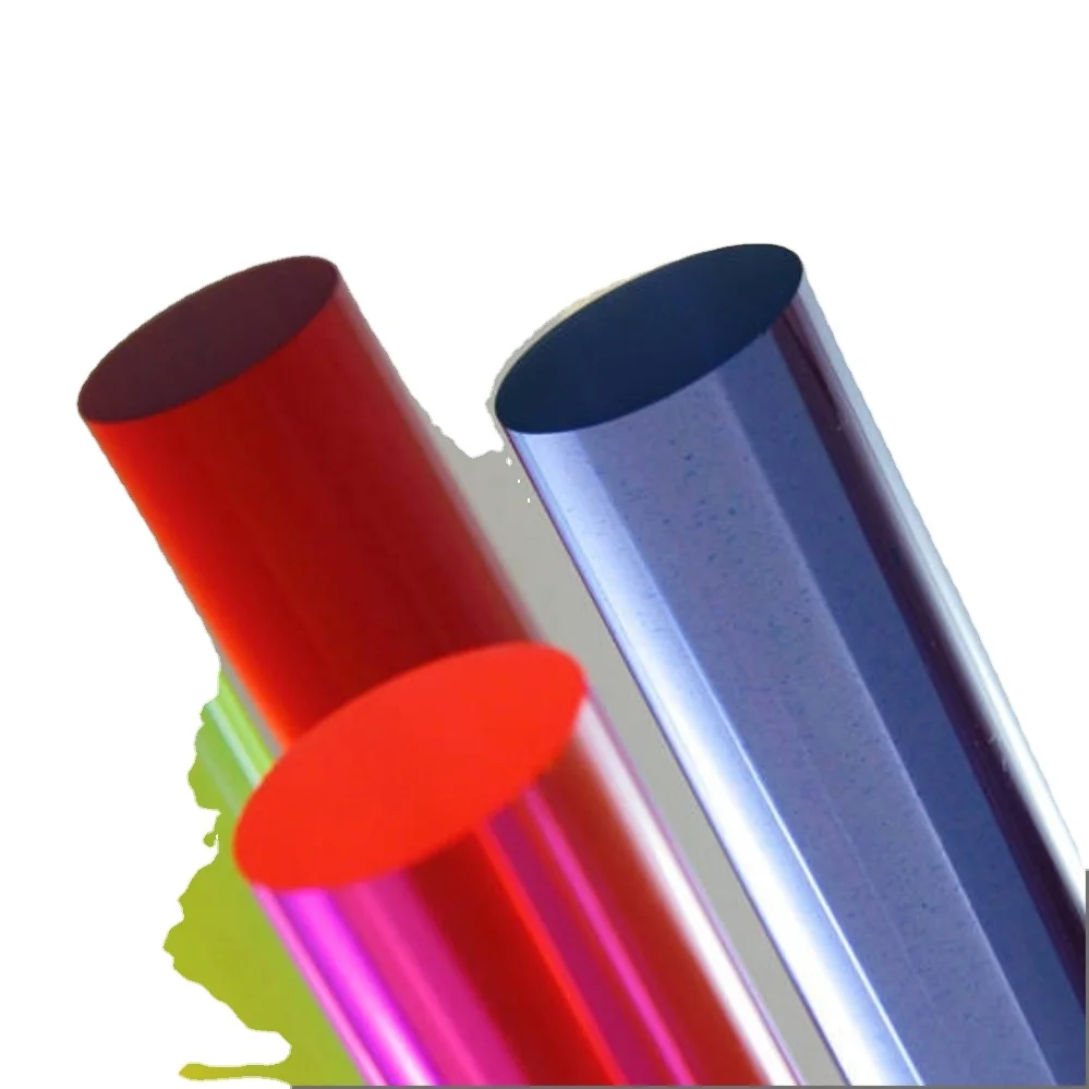 PMMA Bubble Solid rod Acrylic Plastic Colored Sticks Clear Acrylic Bar