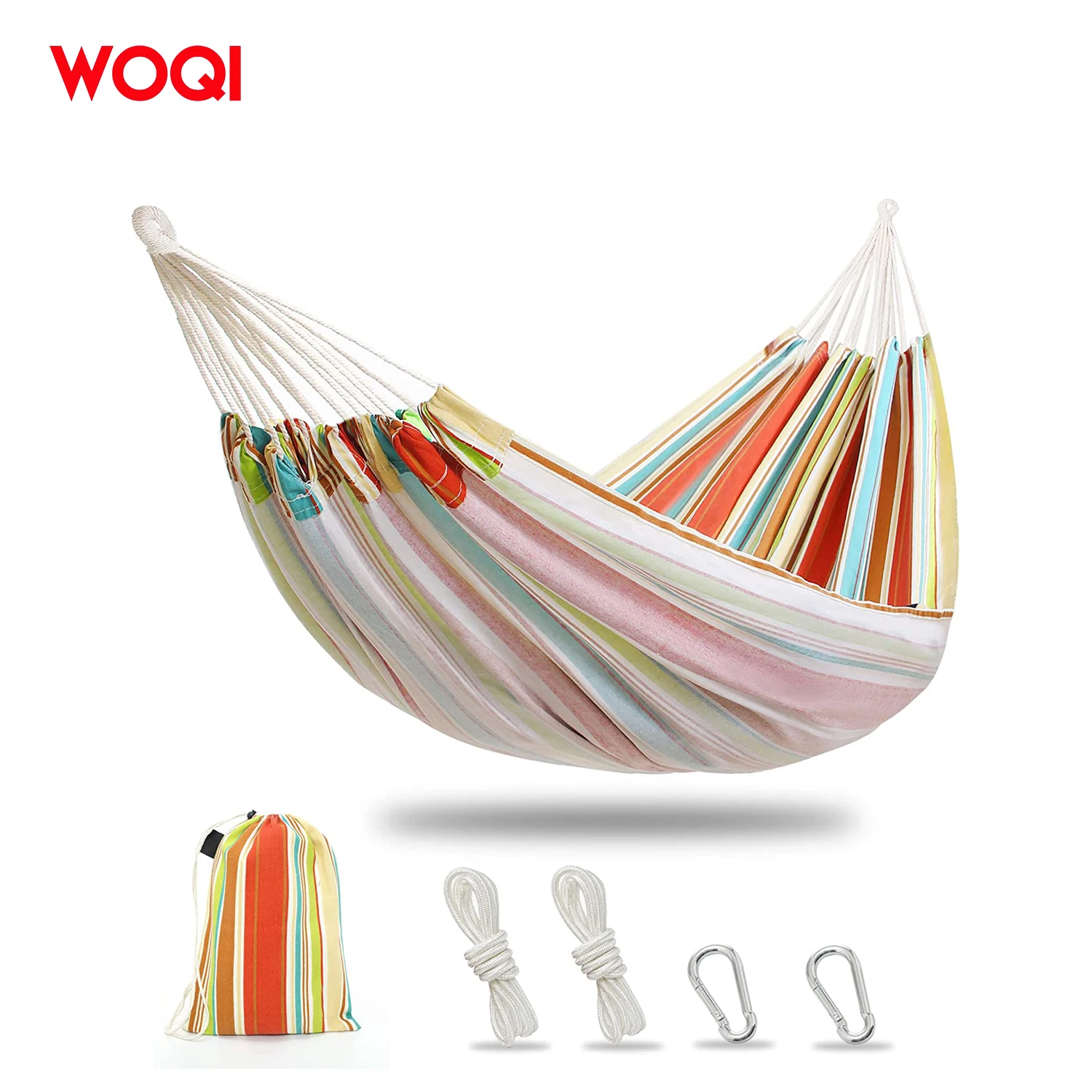WOQI High Quality Ultralight Outdoor Indoor Hammocks for Patio Trees Garden Backyard Porch