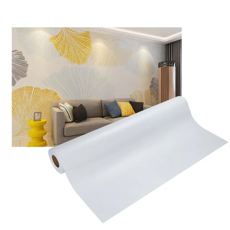 Wholesale Printable Self Adhesive Flax Wallpaper Rolls Waterproof Wall Sticker Rolls