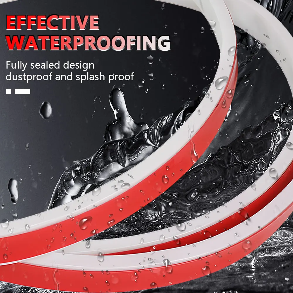 Qidewin led truck lamp 30/45/60cm 12V Soft Article Lamp LED Strip Lights DRL Atmosphere Light waterproof