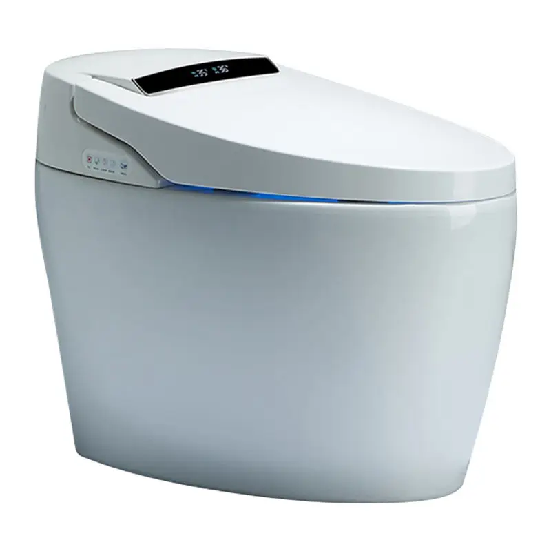 Inodoros Economics Modernos De Lujo Electronic Automatic Operation Inteligentes Con Sensor Siphonic One Piece Floor Toilet