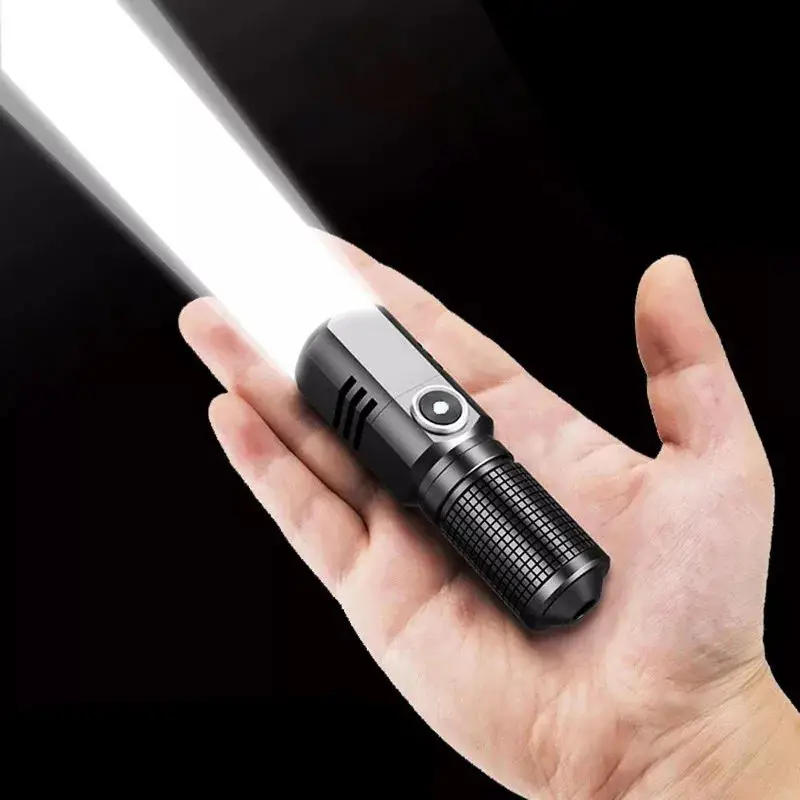 Водонепроницаемый Xhp50 светодиодный мини-Usb фонарик с перезаряжаемым зумом рыболовный фонарь мощный Linterna портативный карманный для кемпинга