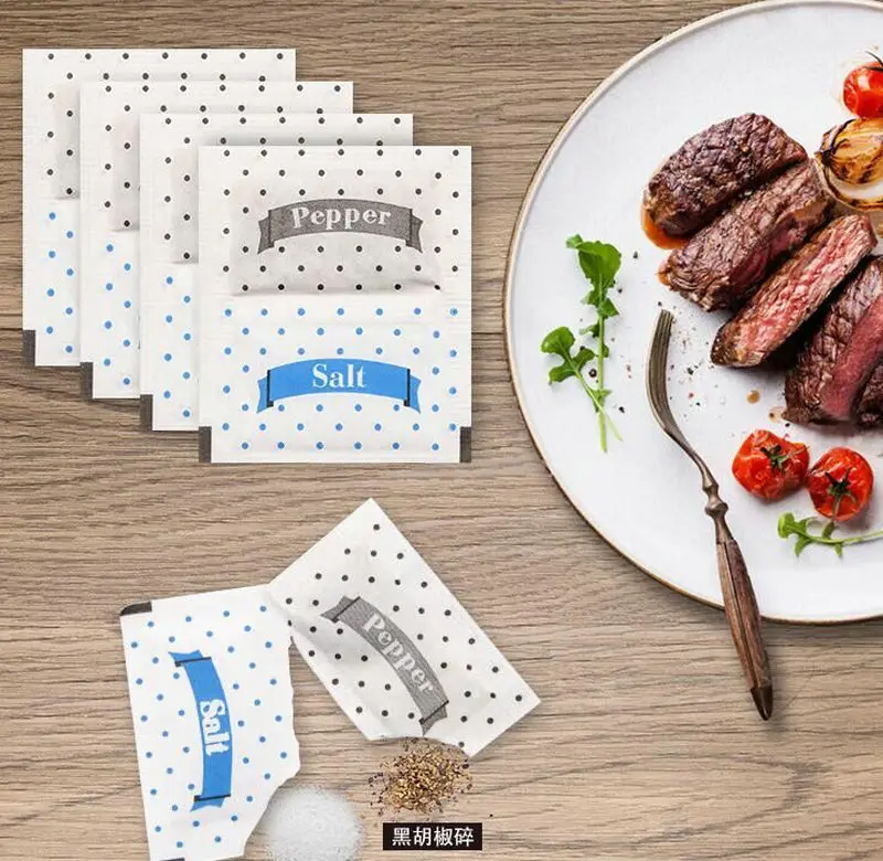 Salt And Pepper Packet Bags For Use Airlines Hotels Restaurants Condiment Packets bags