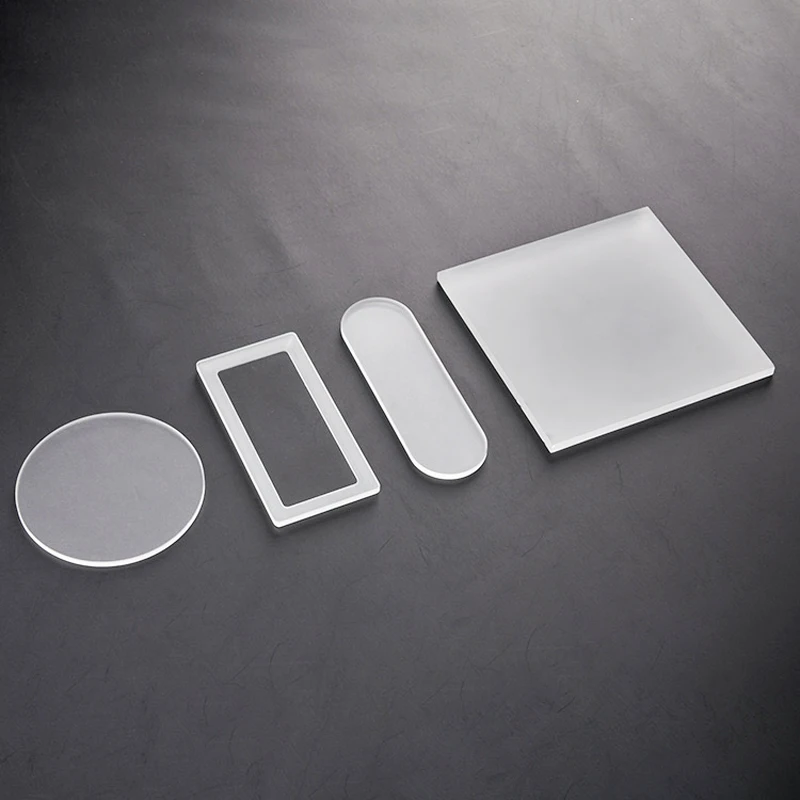 High Temperature Toughened Clear Borosilicate Glass Disc Sight Glass For Oil Flow Indicator
