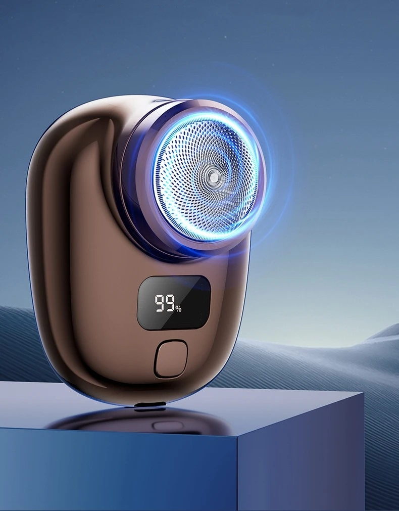 2024 Hot Sale USB Rechargeable Men Electric Shaver Popular Mini Shaving Razor for Beard Waterproof