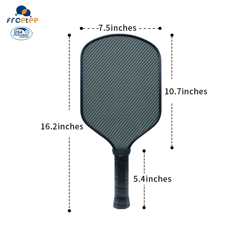 2024 Popular Customizable Manufacturer kevlar Surface gray  PP Honeycomb Kevlar Pickleball Paddle