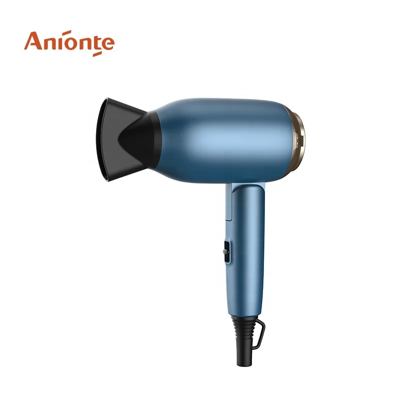 Новый компактный складной мощный двигатель постоянного тока, профессиональный фен, 2 скорости, двойное напряжение, Опциональная форма молотка