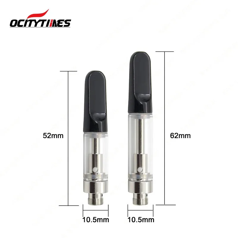 Custom tip Ocitytimes C4 gold color vape cartridge ceramic