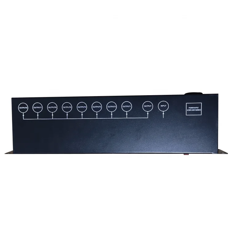 Усилителя сигнала Splitter 8 портов DMX сплиттер для сцены Машина свадьбы/DJ/партия/диско