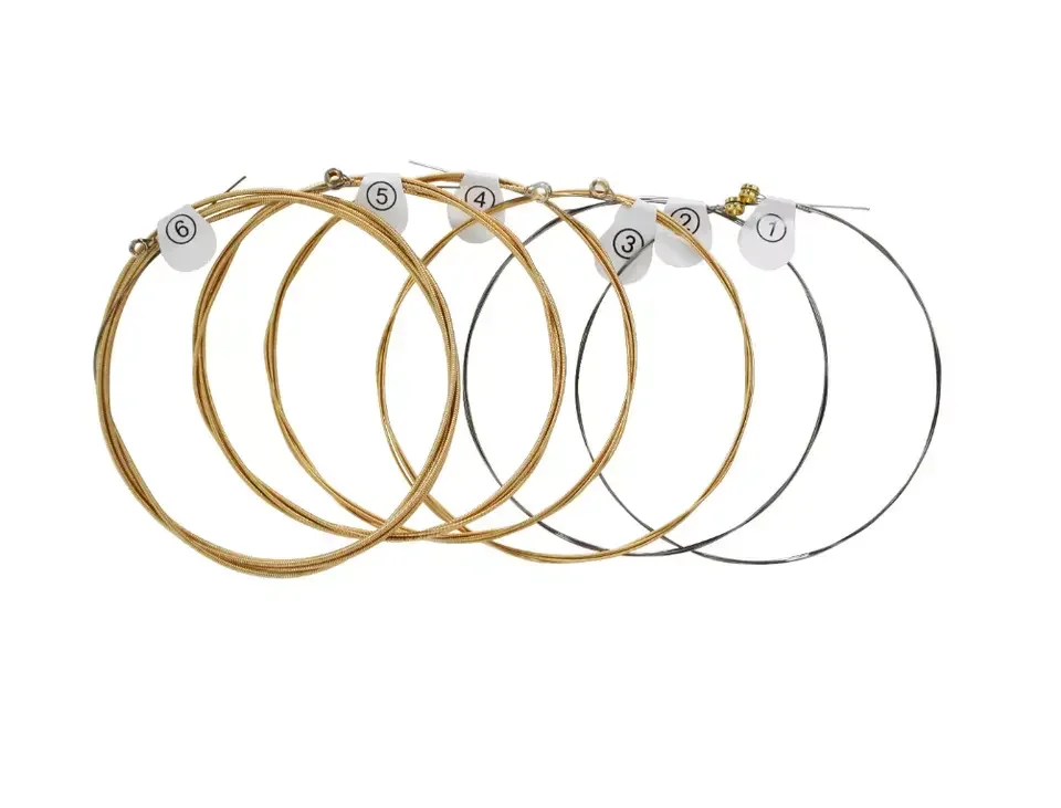Wholesale Custom DP-010/011/012 Guitar Accessories  6 Steel Strings Phosphor Bronze Exterior Acoustic Guitar Strings for sale
