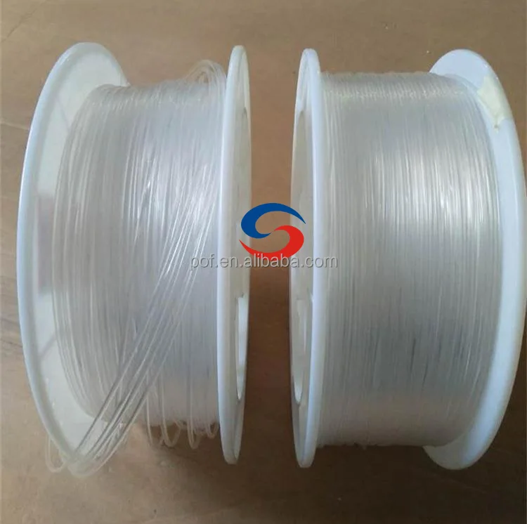 0.25~3.0mm Single Core Fiber Optic Manufacturer Roll Color PMMA Plastic End Emitting Optic Fiber for starlight decoration