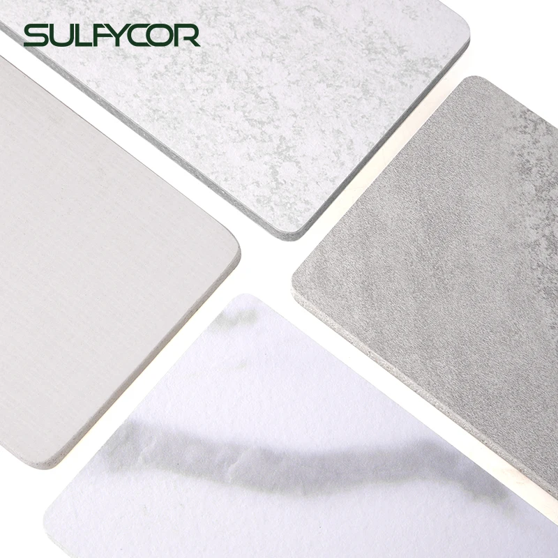 Lightweight Material Fireproof Board EU Standard Mgo Perlite Board For Decoration No Formaldehyde MgSO4 Board Factory Price