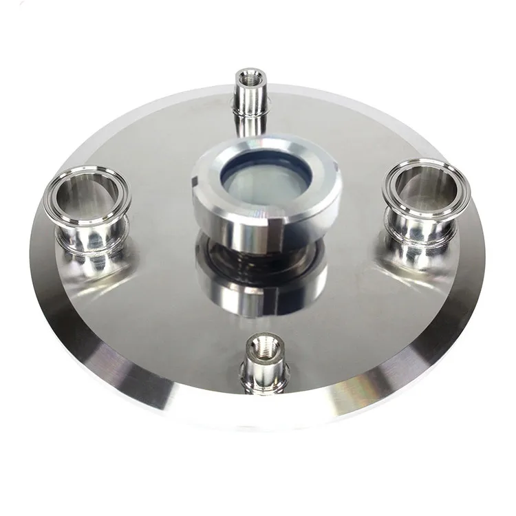 Aohoy 304 316 Sanitary Stainless Steel Blank Plate