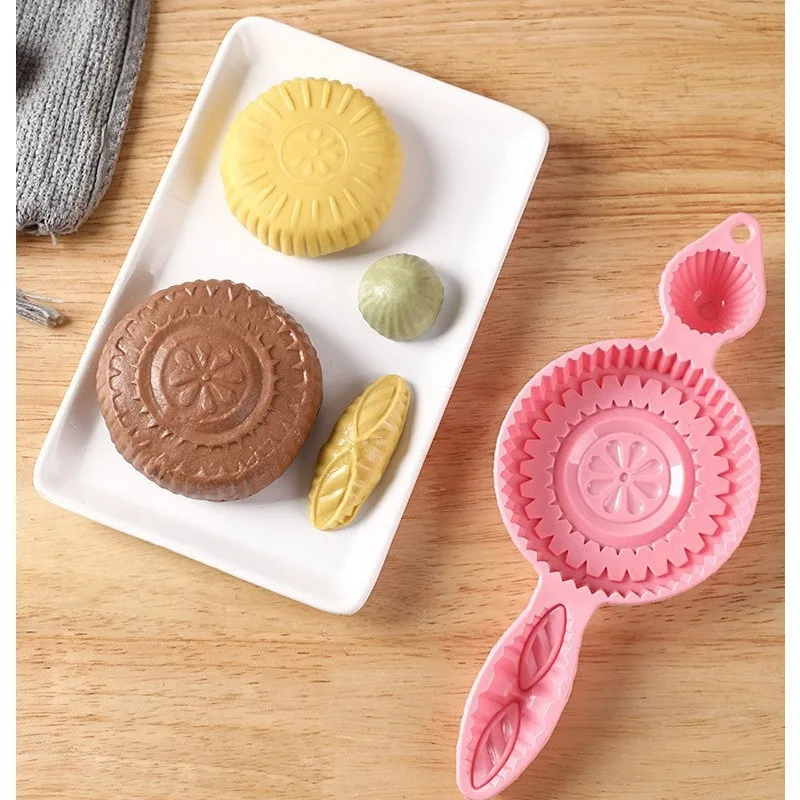 MoonCake Mold Biscuit Cookies Dates Pistachio Maker Plastic Maamoul Mold Middle Eastern Baking Mould