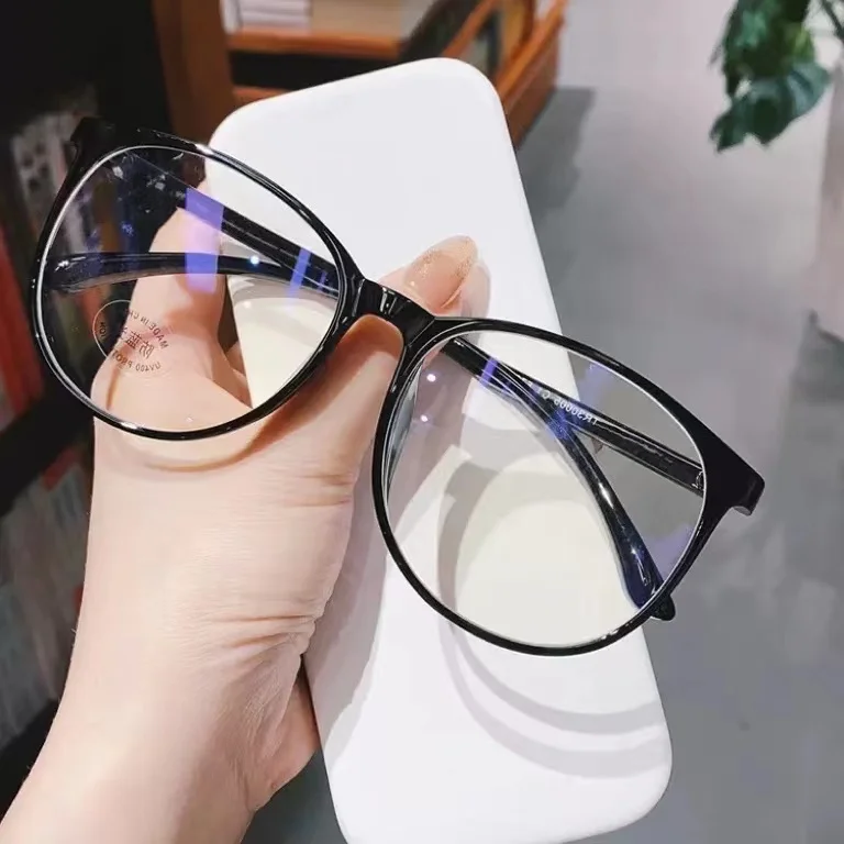 2022 New Fashion Women Anti blue-ray Eye Glasses Retro Round Anti-Blue Light Blue Light Blocking optical  eyeglasses Frames