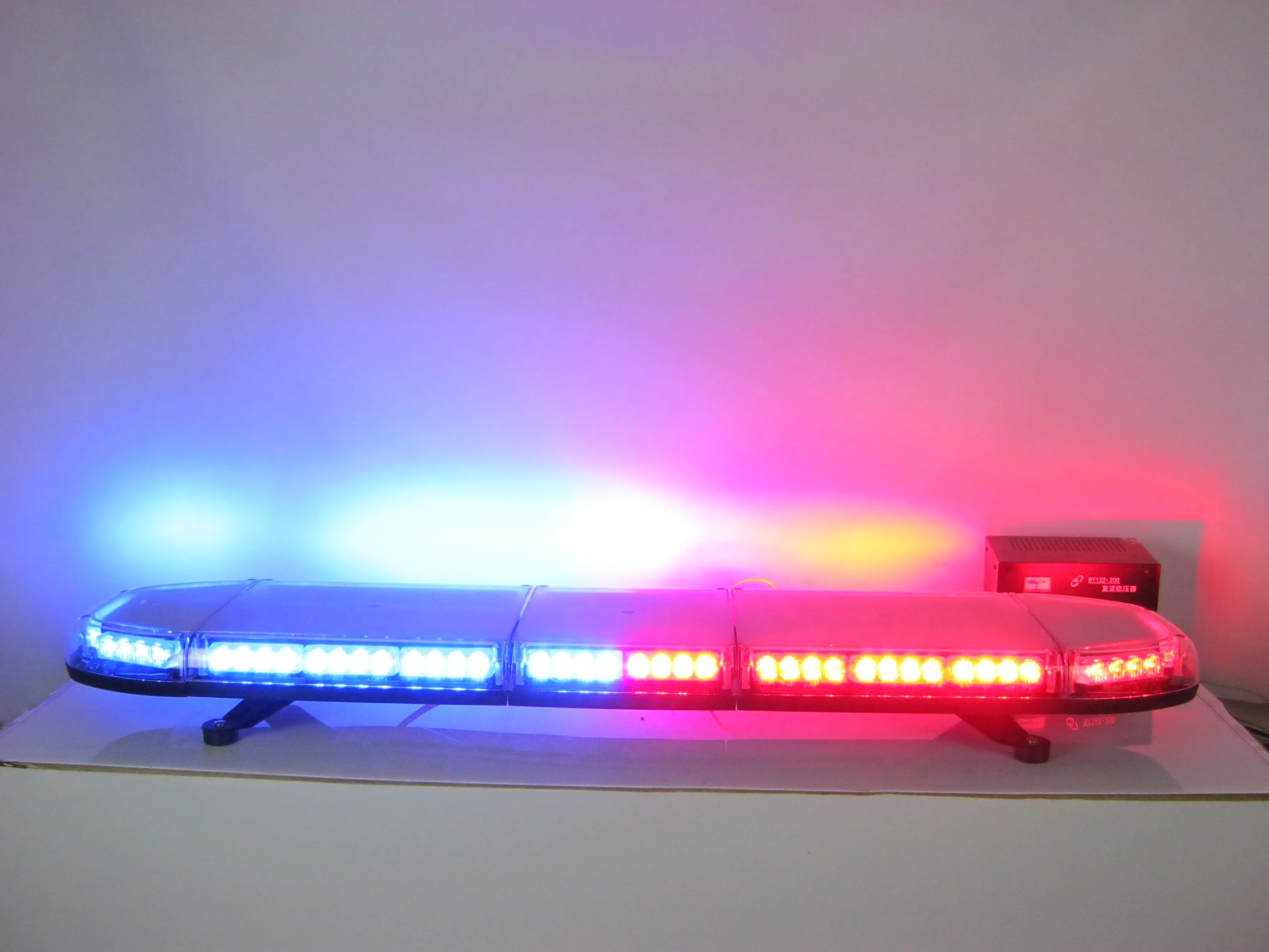 
LYAF ECE R65 Class 2 R10 1.27m 50inch Red Blue Led Warning Lightbar 